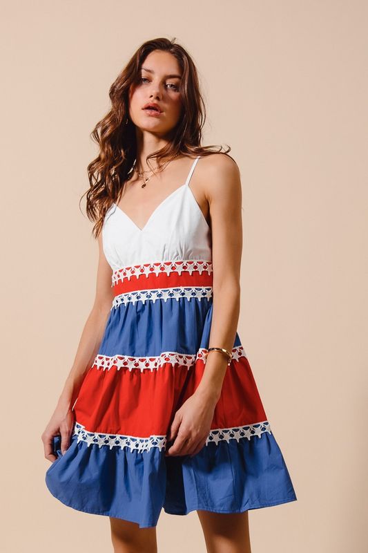 4th of July Tiered Dress