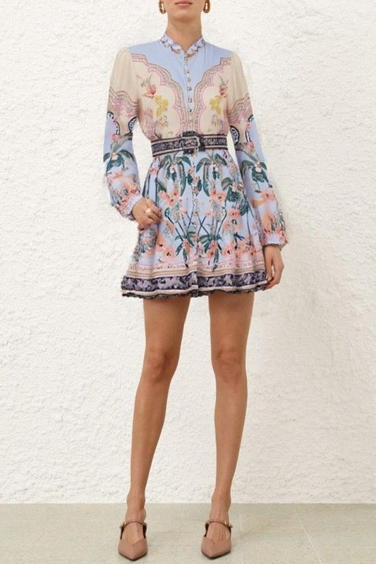 High Collared Dress