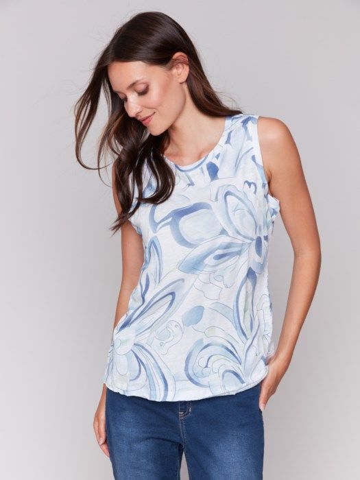 Organic Cotton Slub Knit Top