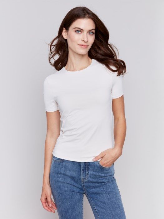 Super Stretch Top Double Clothe Knit