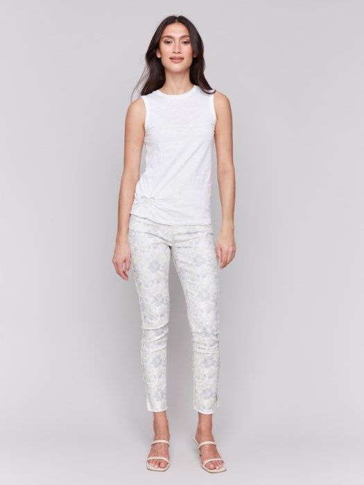 Organic Cotton Tank with Cut Out