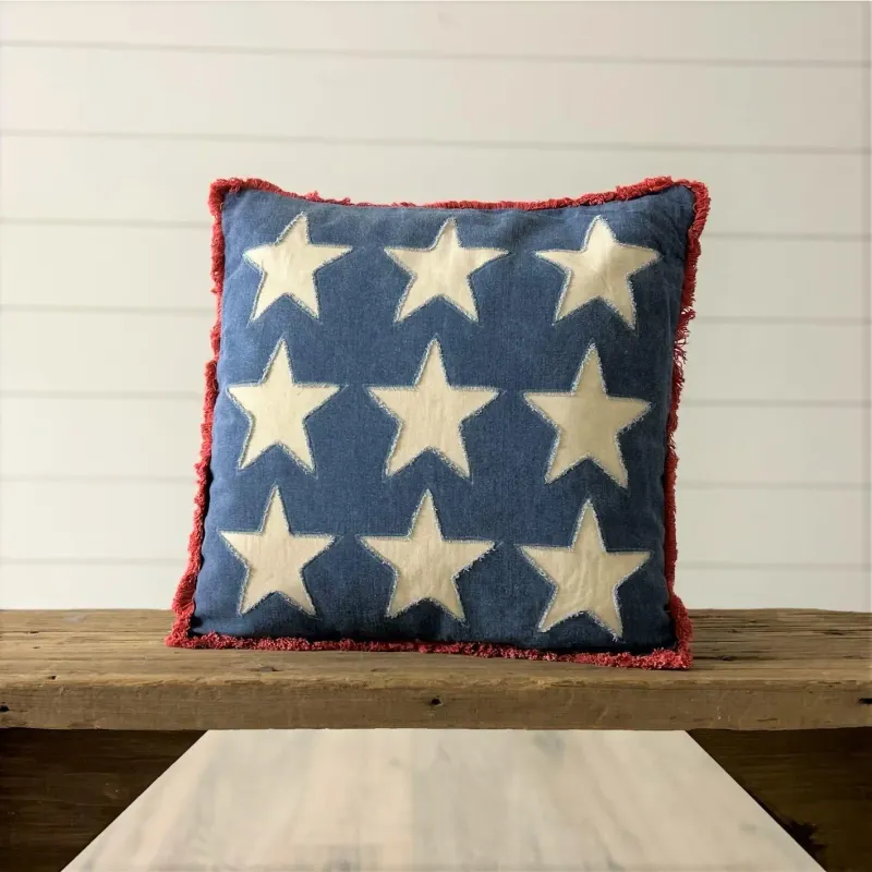 Pillow - Stonewashed Americana Stars