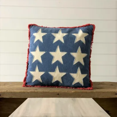 Pillow - Stonewashed Americana Stars
