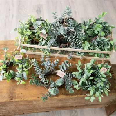 Mixed Foliage Wreath Ornaments