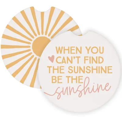 Be the Sunshine Car Coasters