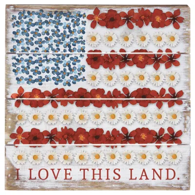 Floral Flag Pallet Petite