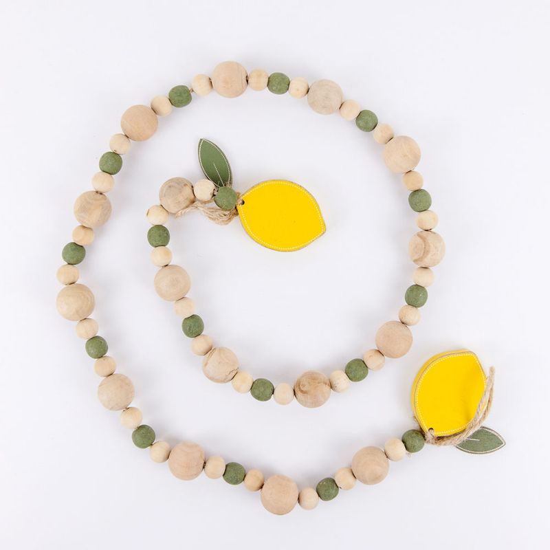 Wood Bead Garland