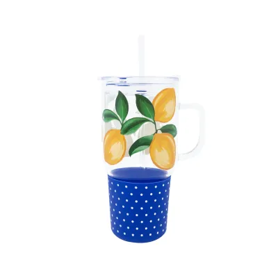 Lemons Glass Tumbler