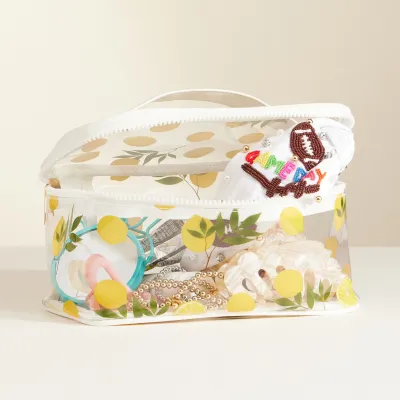 Clearly Lemon Makeup Bag