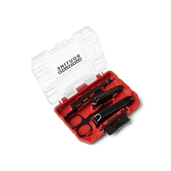 Brodeo Drive Routine Maintenance Nail Kit, Color: RED