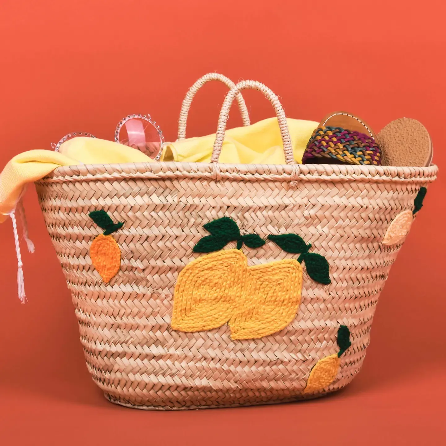 Lemon Beach Bag - Italian Tote Bag