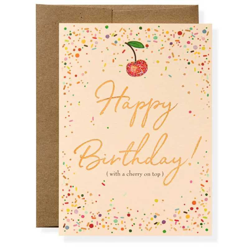 Cherry on Top Greeting Card 