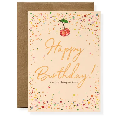 Cherry on Top Greeting Card 