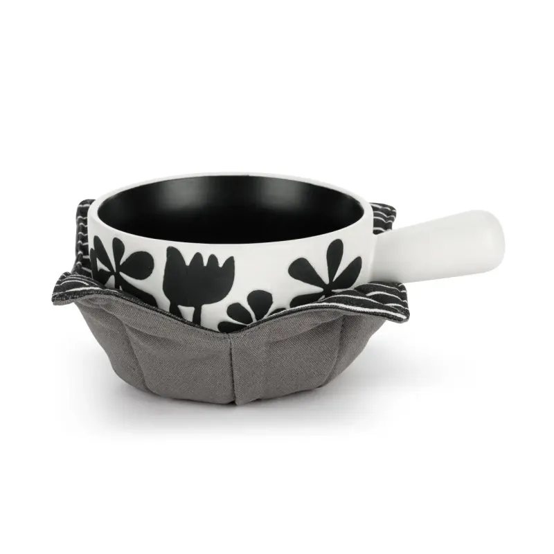 Soup Crock &amp; Bowl Cozy - Bold Floral 