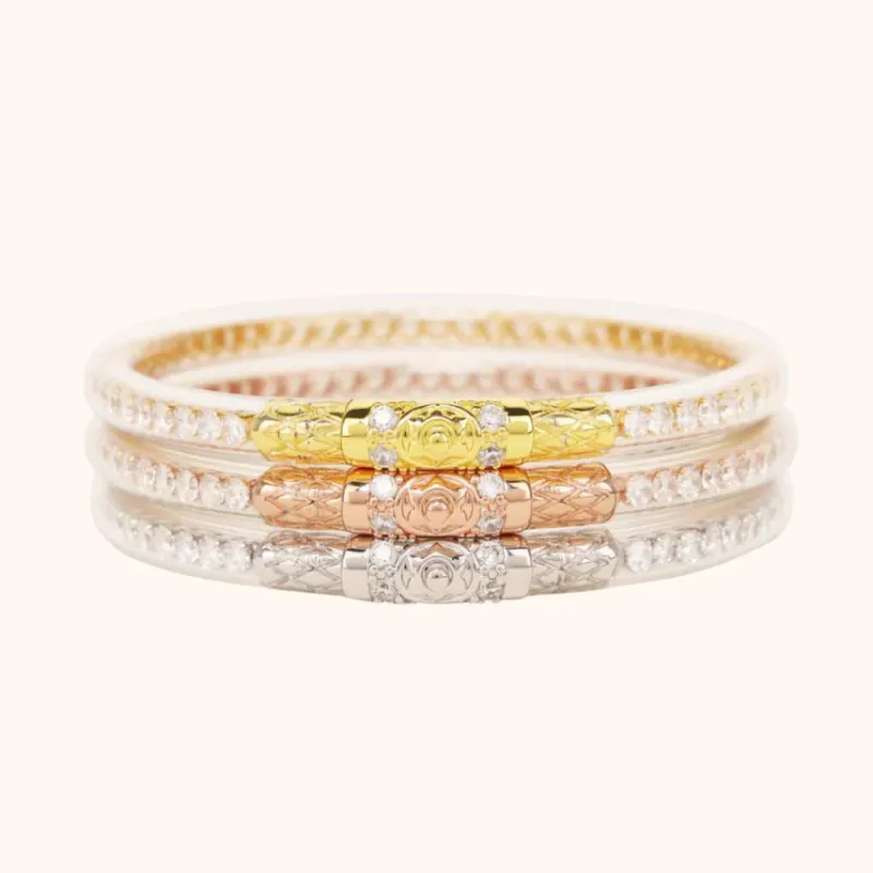 Three Queens All Weather Bangles LG (Set of 3)