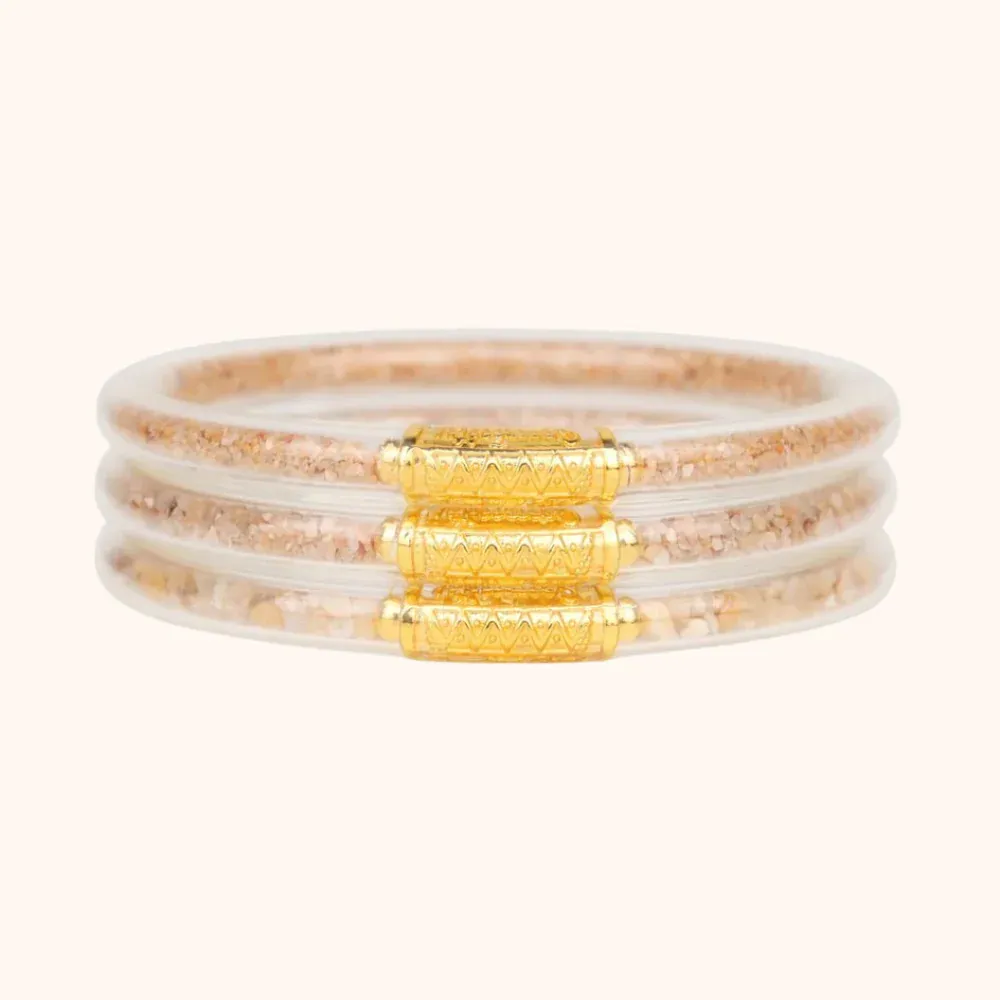 Sand All Weather Bangles L (Set of 3)