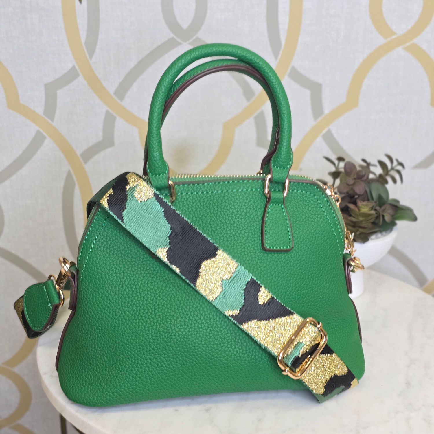 Bowler Bag, Color: GREEN
