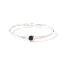 Always By My Side Bracelet - Sterling Silver / Black Onyx / 7&quot; - M