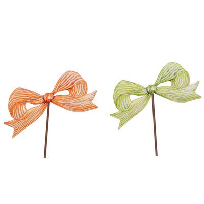 Beck&#39;s Orange &amp; Green Bows, S/2