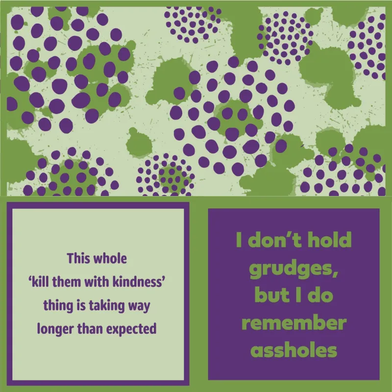 Napkin Grudges | Funny Party Gift | Cocktail Napkin