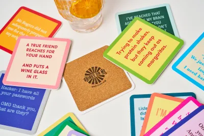 Coaster Texting for Seniors | Funny Gift | Home Bar Decor