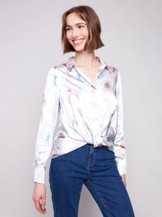 Twist Front Blouse