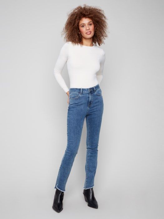 Bootcut w/ Asymm Hem