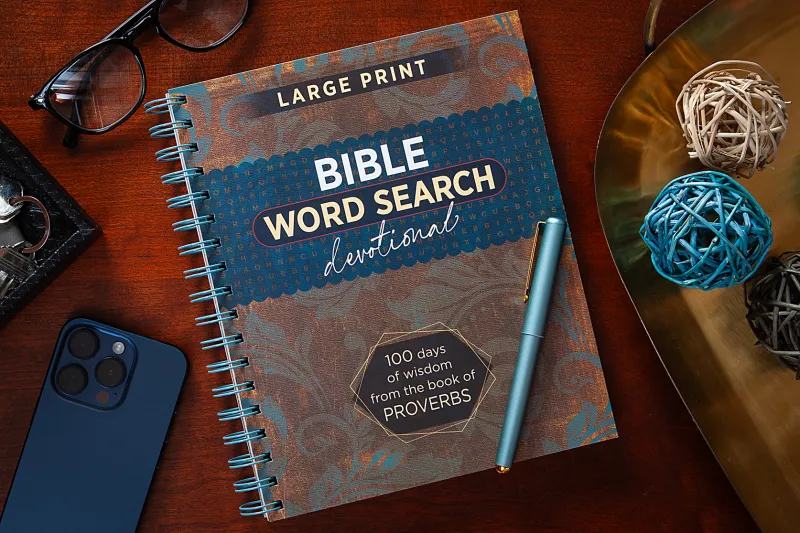 100 Days of Wisdom from the Book of Proverbs (Word Search Devotional)