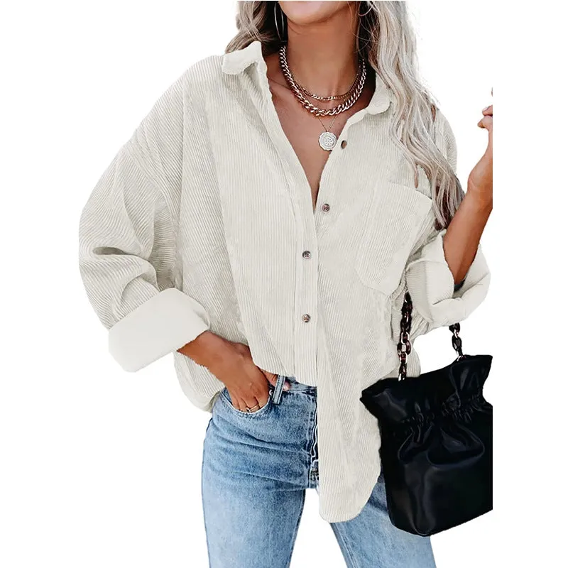 Oversized Corduroy Shirt