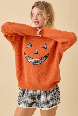 Pumpkin Face Sweater