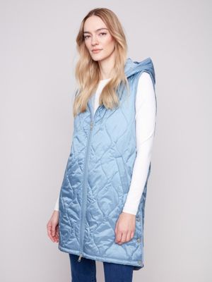 Pearlized Long Vest