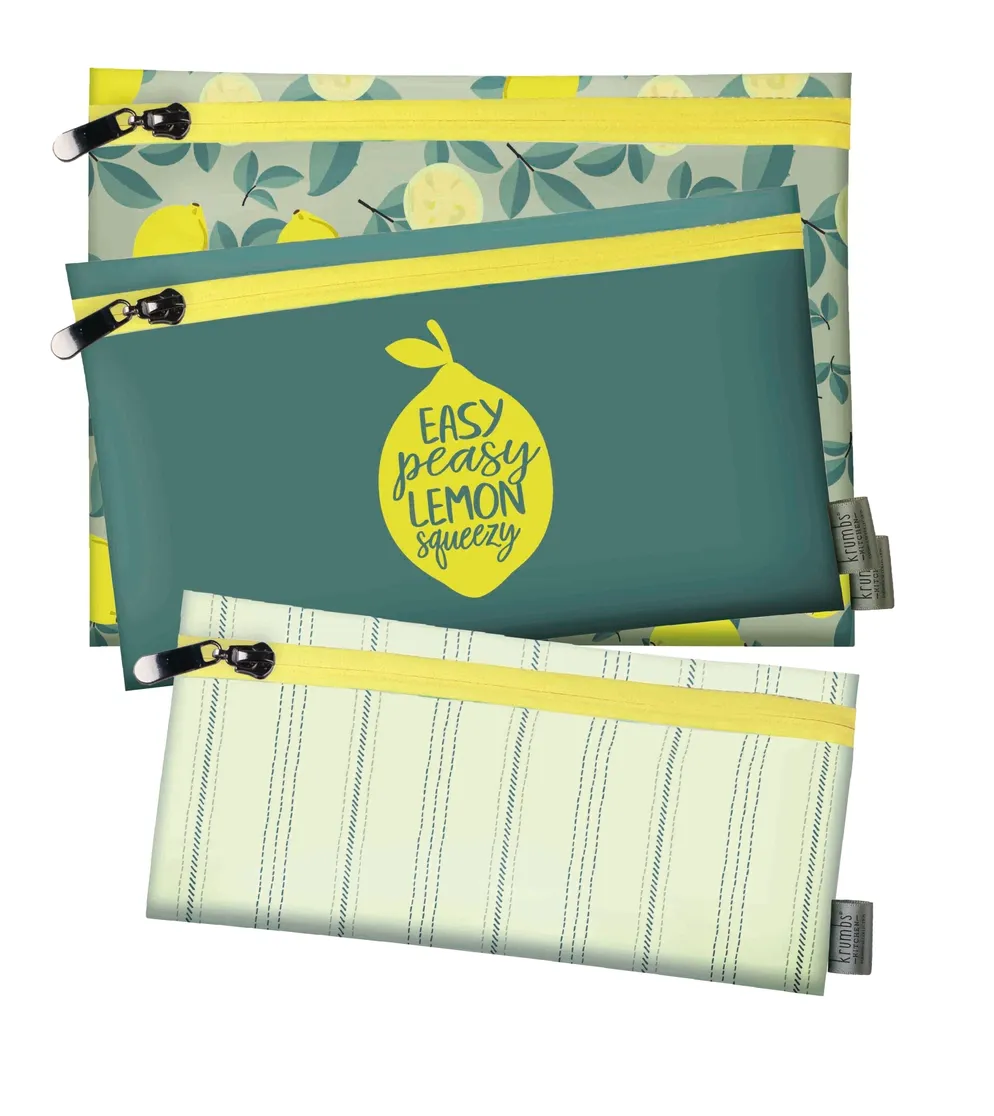 Reuseable Storage Bags, Color: LEMON