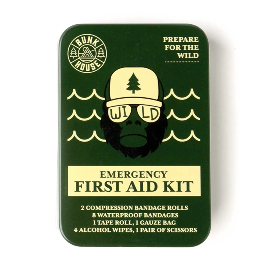 Emergency First Aid Kit, Color: GREEN