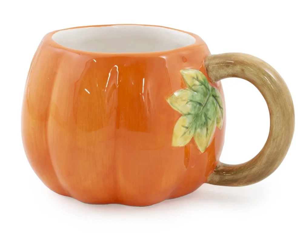 4.5&quot; Dia Pumpkin Mug