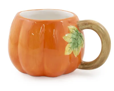 4.5&quot; Dia Pumpkin Mug