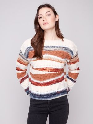 Patchwork Drop Shoulder Sweater