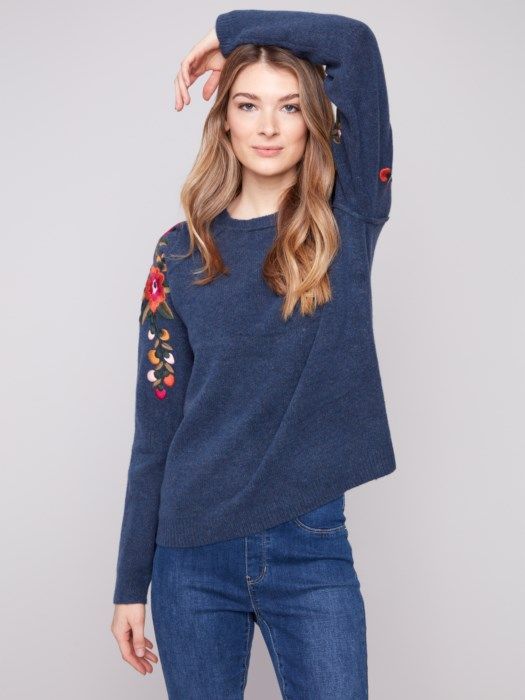 Embroidered Sweater