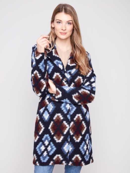 Crochet Design Long Coat
