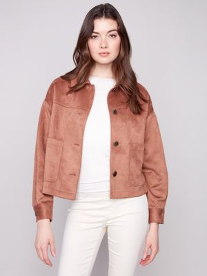 Faux Suede Jacket