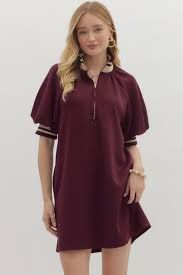 Sporty Collar Dress