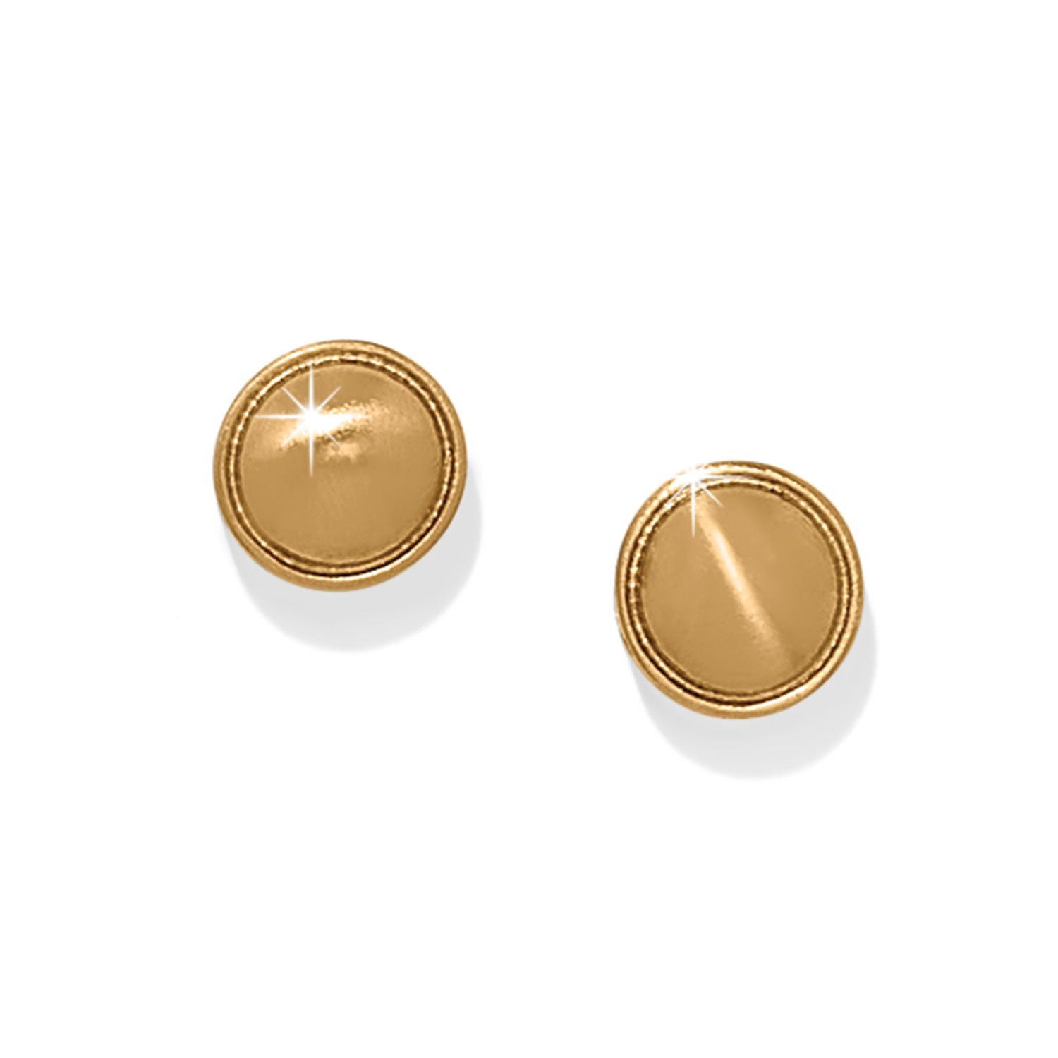 Contempo Nuevo Post Earrings-Gold