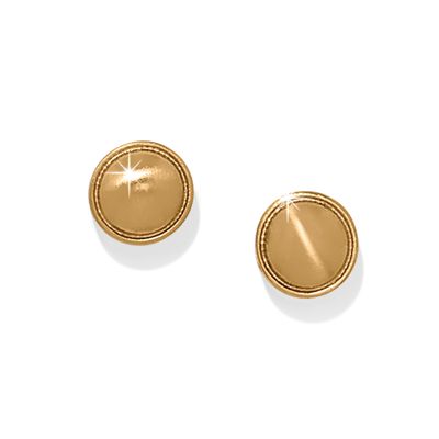 Contempo Nuevo Post Earrings-Gold