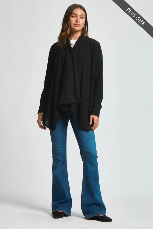 Plus Wrap Top w/ Button