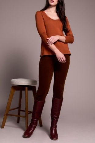 Scoop Neck Knit Top