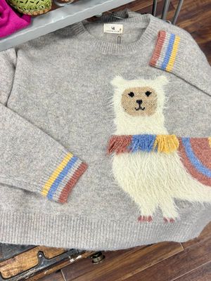 Whimsical Alpaca Sweater