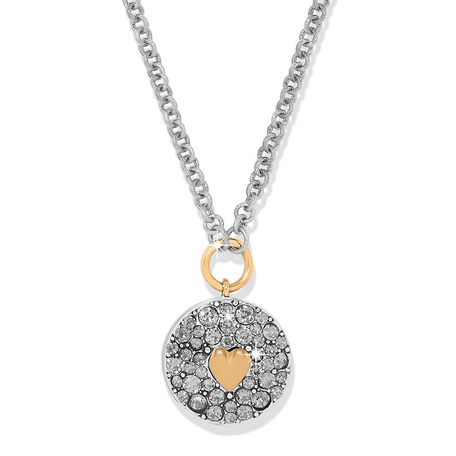 Mystery Of Love Heart Necklace-Gold