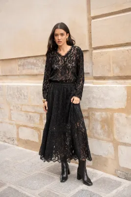 Maël Lace Skirt
