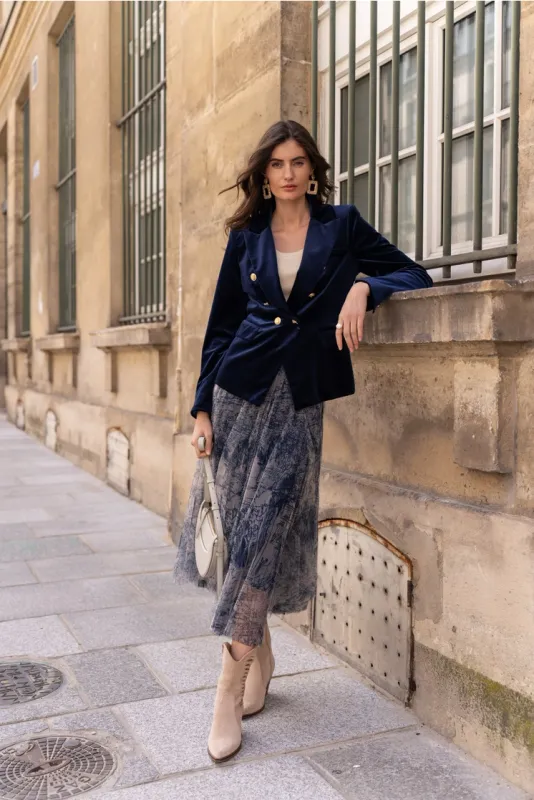 Velvet Blazer