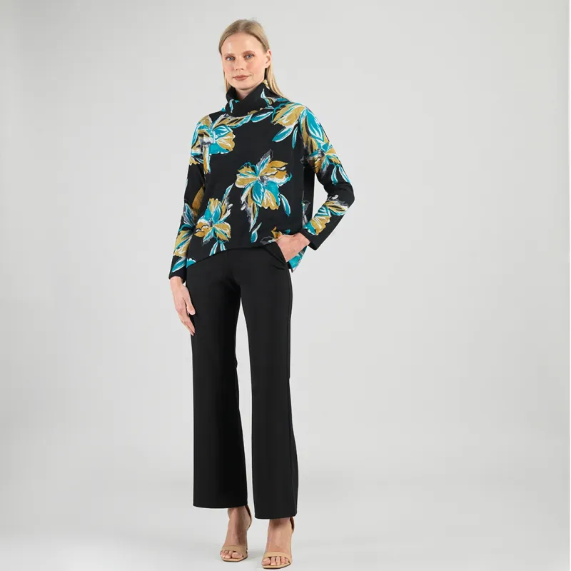 Floral Print Sweater