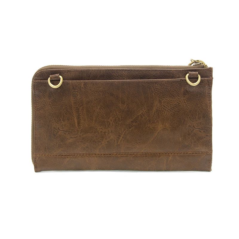 Dark Walnut Karina Wristlet